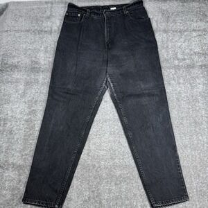 Levi's Black Jeans Women's 16 (34x30) Tapered Leg Mom Vintage 90s USA 16551-0260